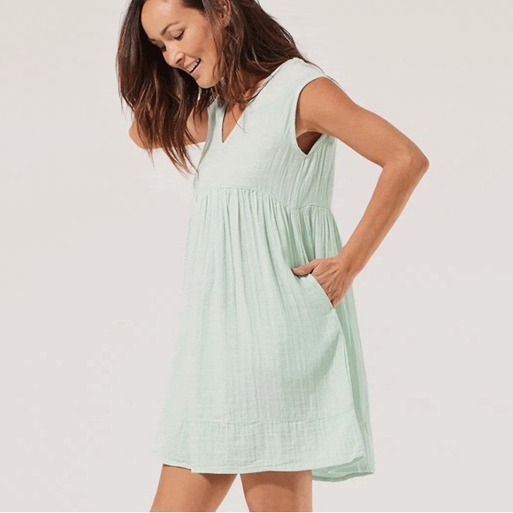 Pact Dresses Pact Organic Cotton Double Gauze Mini Dress Poshmark
